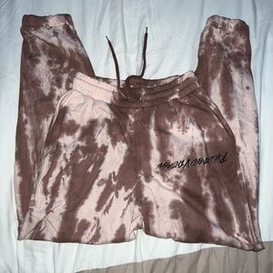 NWOT Reclaimed Vintage Pink Mauve Acid Wash Lightweight Sweats - size MEN SMALL